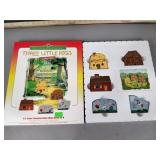 The Cats Meow Village Three Little Pigs collection