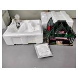 Franklin mint Coca-Cola stain glass train station