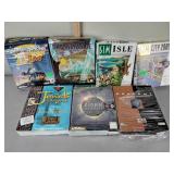 PC games including Earth Worm Jim, Descent,