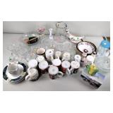 Glassware including gravy boat, mugs, bowls and
