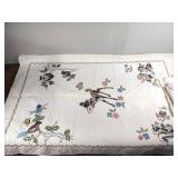 Cross-stitch vintage baby quilt Bambi themed age
