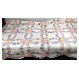 Handmade circle quilt vintage