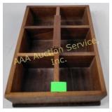Hand crafted divided tray