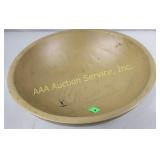 Wooden dough bowl 16"