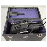 Argus projector, powers on with carrying case
