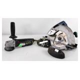 Ryobi circular saw, sad iron, snap on 4 1/2 inch