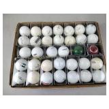 Golf balls, various brands, Dunlop ultra Titleist
