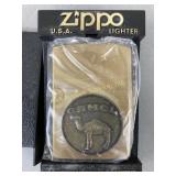 Zippo solid brass windproof lighter in original