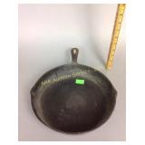 No. 7 skillet  10 1/2 inches, (rusty)