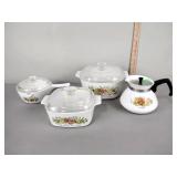 Corningware casserole dishes and Corningware