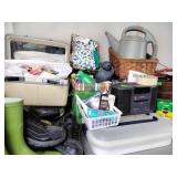 Miracle grow plant food, twine, masking tape,