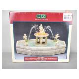 Lemax lighted village square fountain