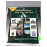 The Cats meow village National parks postage
