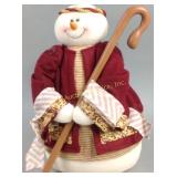 Snowman plush decor