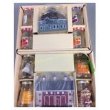 The cats meow village barn series, 2 sets, new in