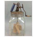 Antique butter churner