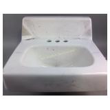 Kohle Greenwich wall mounted lavatory 4" cc white