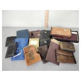 Wallet, assortment, some canvas some leather,