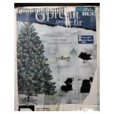 6 1/2 ft pre lit tree, Christmas lights,