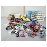 Toy cars including Hot Wheels and Matchbox and