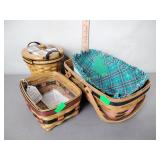 (3) Longaberger baskets