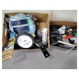 Saw, propane torch, Workshop towels,
