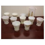 Fred Press White Cased Gold Fish Rocks