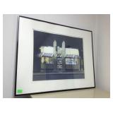 Midnight Diner Framed picture, artist signed