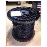 Wire, partial spool, outdoor aerial