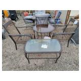 Patio Set, including (2) Chairs, Table, Coffee