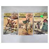 Three Classics Illustrated comics