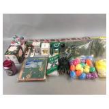 Misc Christmas decorations, misc household items