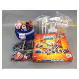 Misc sm Disney stuffed animals, misc plastic