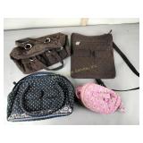 Vera Bradley, purses, make up bag, good condition