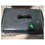Sunbeam propane grill, table top, rested
