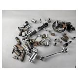 Tools, air ratchet, socket, variety of sockets