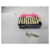 Ammo, bullets, 41 mag, JHP, 50 cartridges, case
