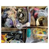 Art supplies, vintage Barbie 1975, lady shoes,