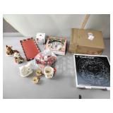 Christmas decor, department 56, Mikasa, vintage,