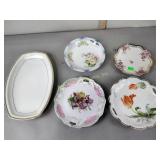 Plates and platter, Including Bavaria