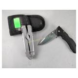 Buck pocket knife and multi plier pocket tool
