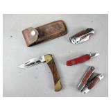 Swiss army knife,  pocket knife, box cutter,