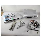 Sony CD/DVD player (powers up, door opens), Sony