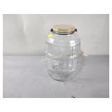 Pickle jar- two-gallon with wooden handle and lid