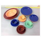Misc solid color glazed dishes