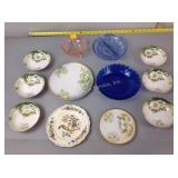 Misc ceramic and glassware bowls and plates