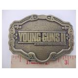 Young Guns II belt buckle