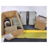 Rubber mat, assorted tile, step exerciser