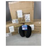 (3) boxes black fleece u-shaped pillows qty. 6