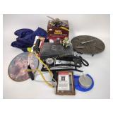 Motion activated twin security flood light in